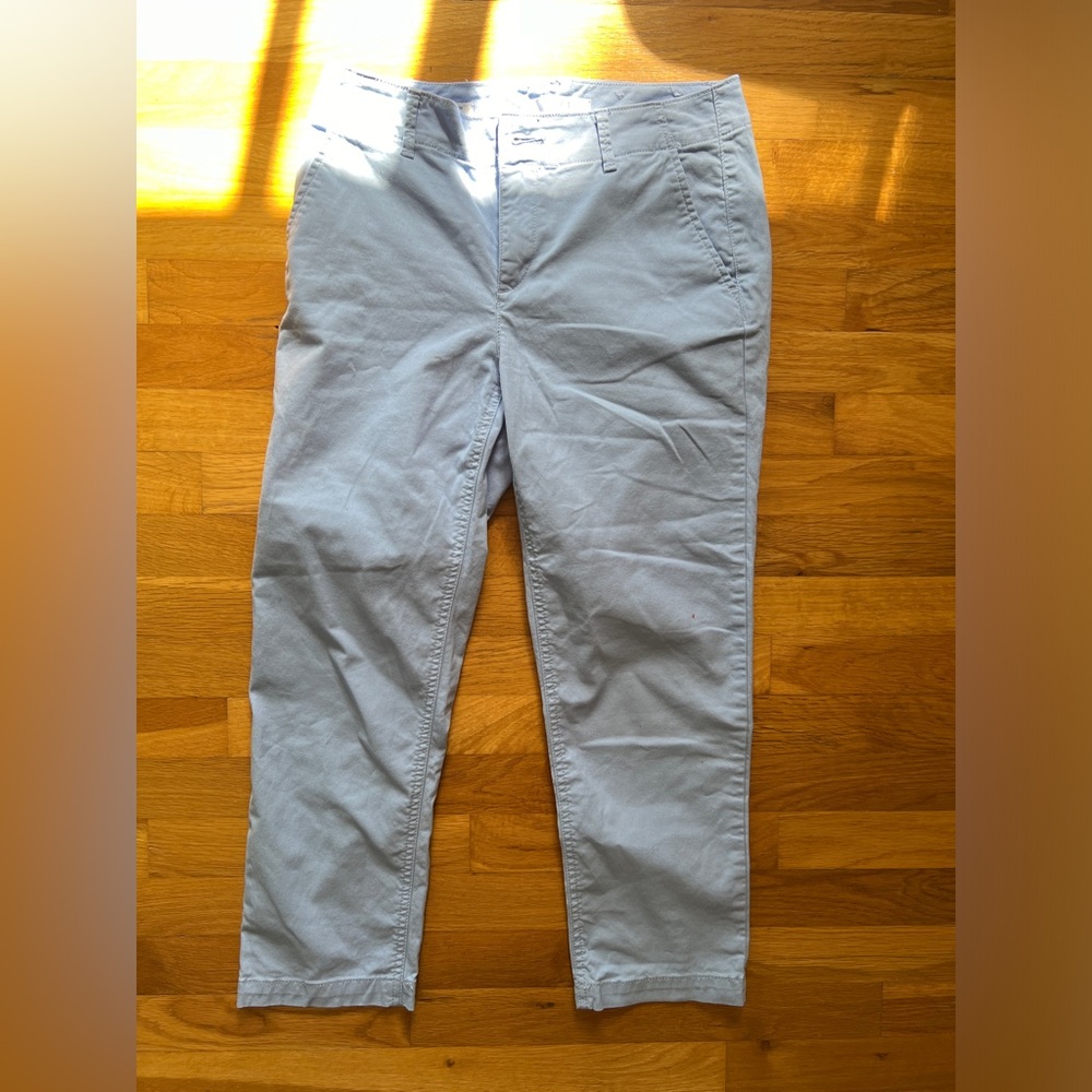 Cute Light Blue Jeans Pants, Size 4P, LOFT, Like New, Barely Used